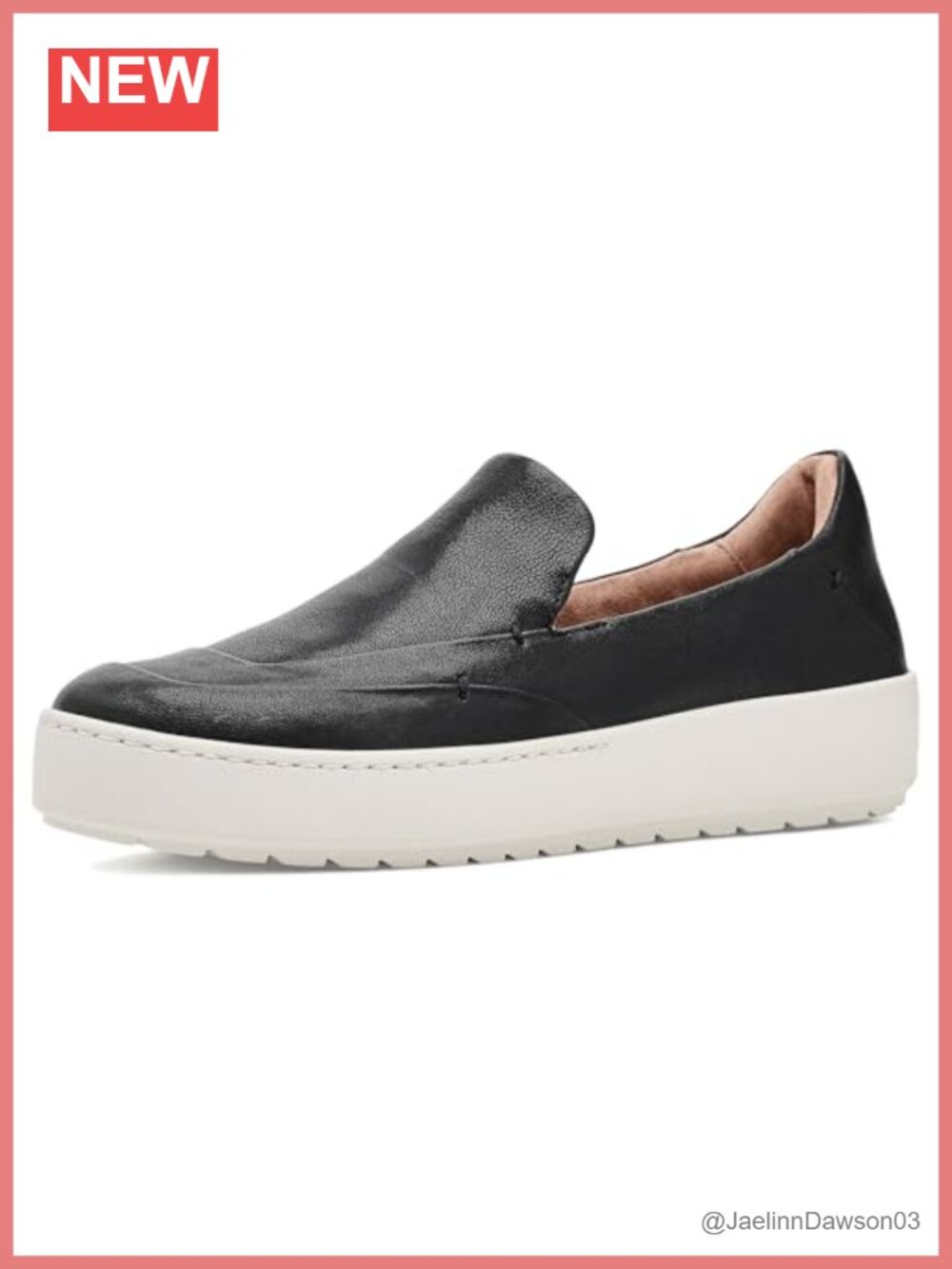 Women's Leather Slip-On Loafers Low Top Comfort Pull-On